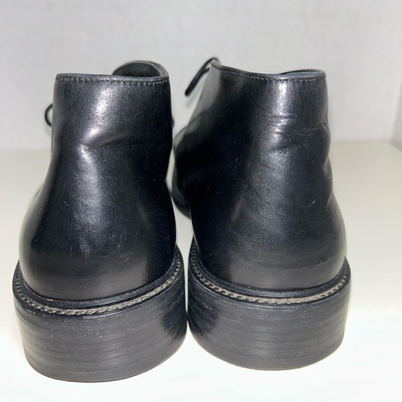 To Boot Adam Derrick Black Leather Lace-Up Chukka Boot - Picture 9 of 11